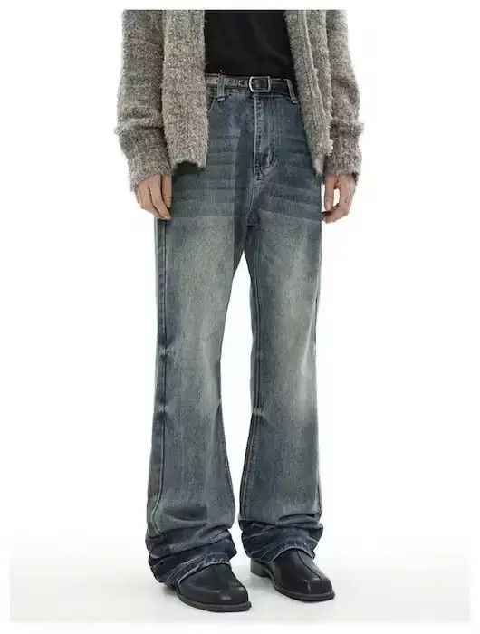 Japanese Brand Washed Denim Jeans Size US 30 / EU 46 - 3 Thumbnail