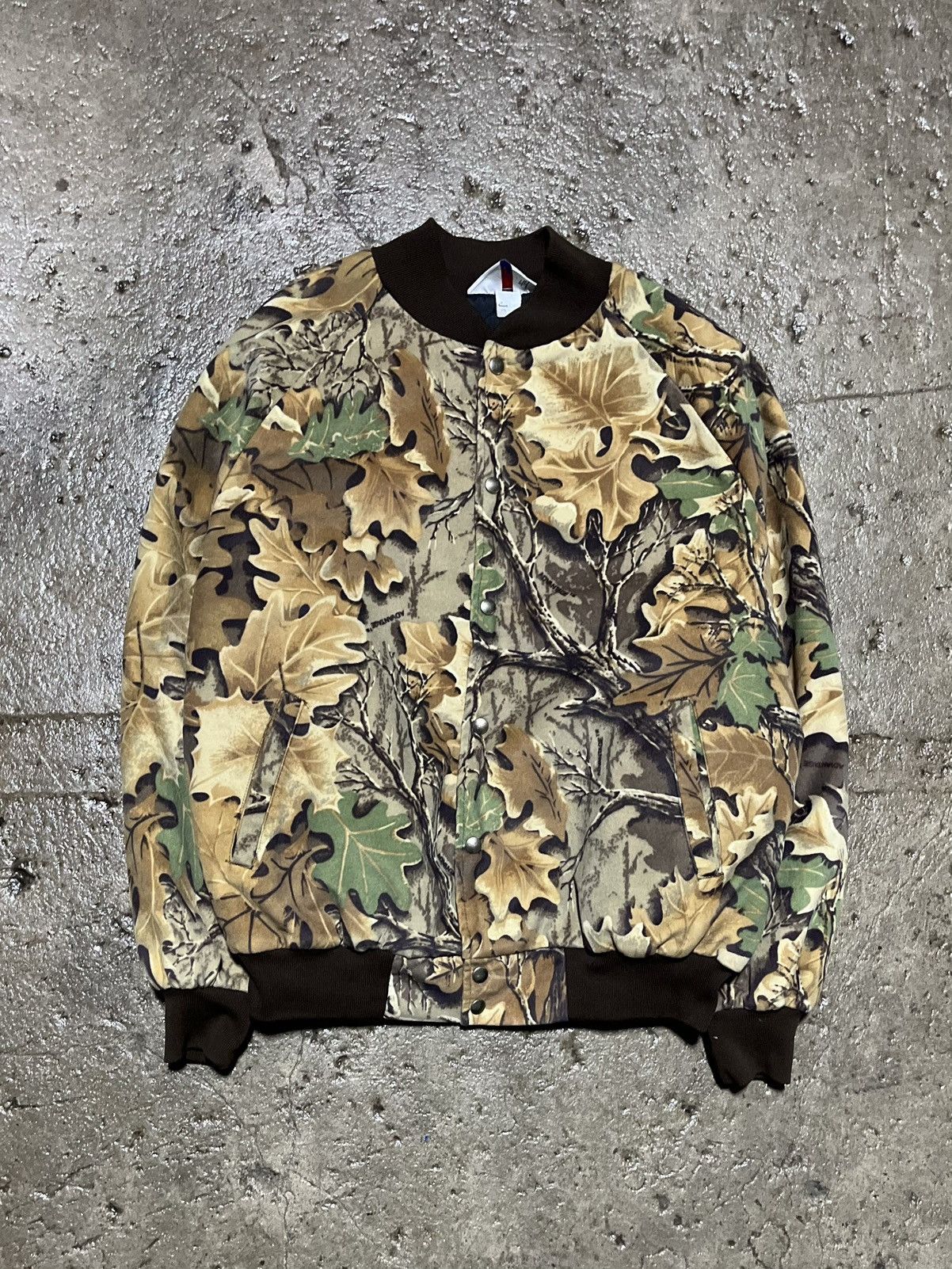 Crazy Vintage Carhartt Style Jacket Quilt Lined Workwear