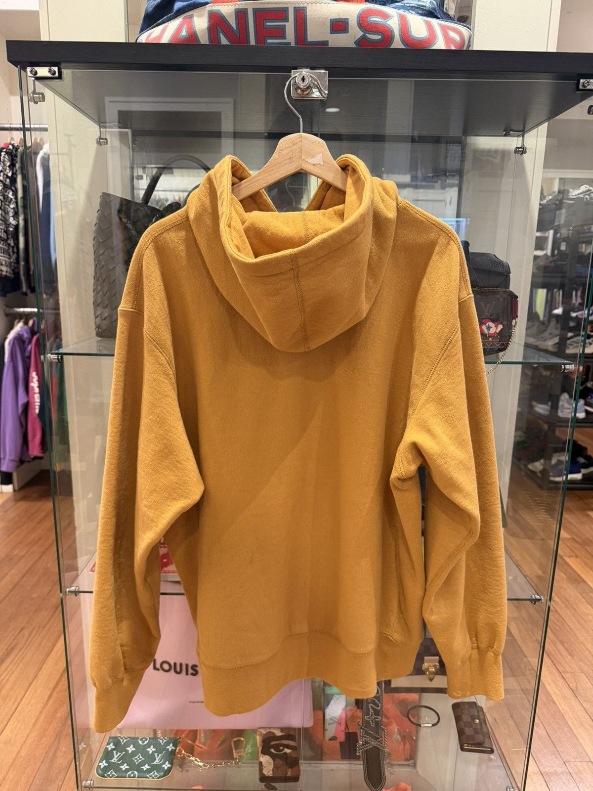 Supreme Supreme Arabic Logo Hoodie - Light Mustard Size US M / EU 48-50 / 2 - 2 Thumbnail