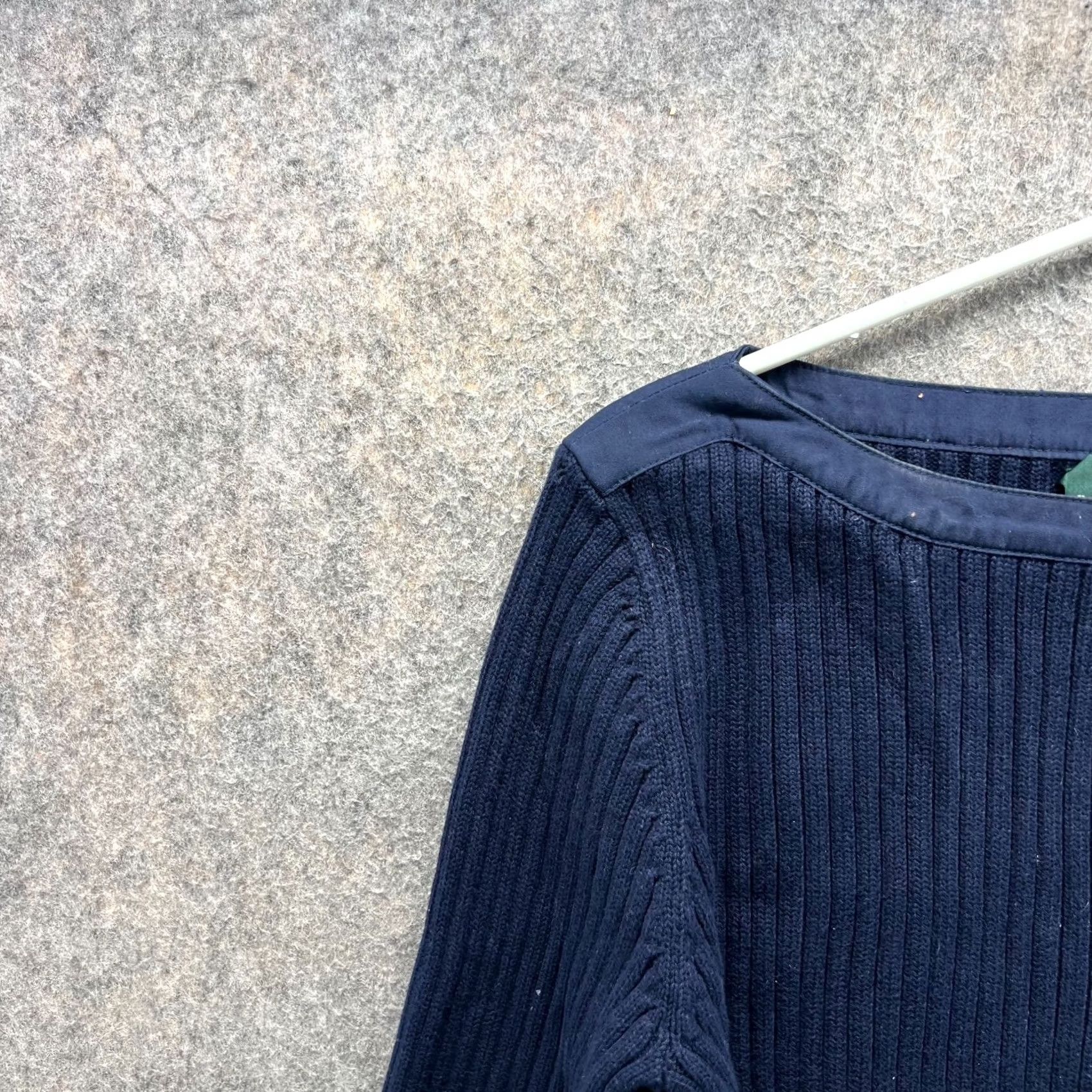 Ralph Lauren VINTAGE Lauren Ralph Lauren Sweater Women Medium Blue Pullover Fleece Crown Rib Knitted Sweater Pullover All Seasons Ladies M Blue Logo Regex Size M / US 6-8 / IT 42-44 - 5 Thumbnail