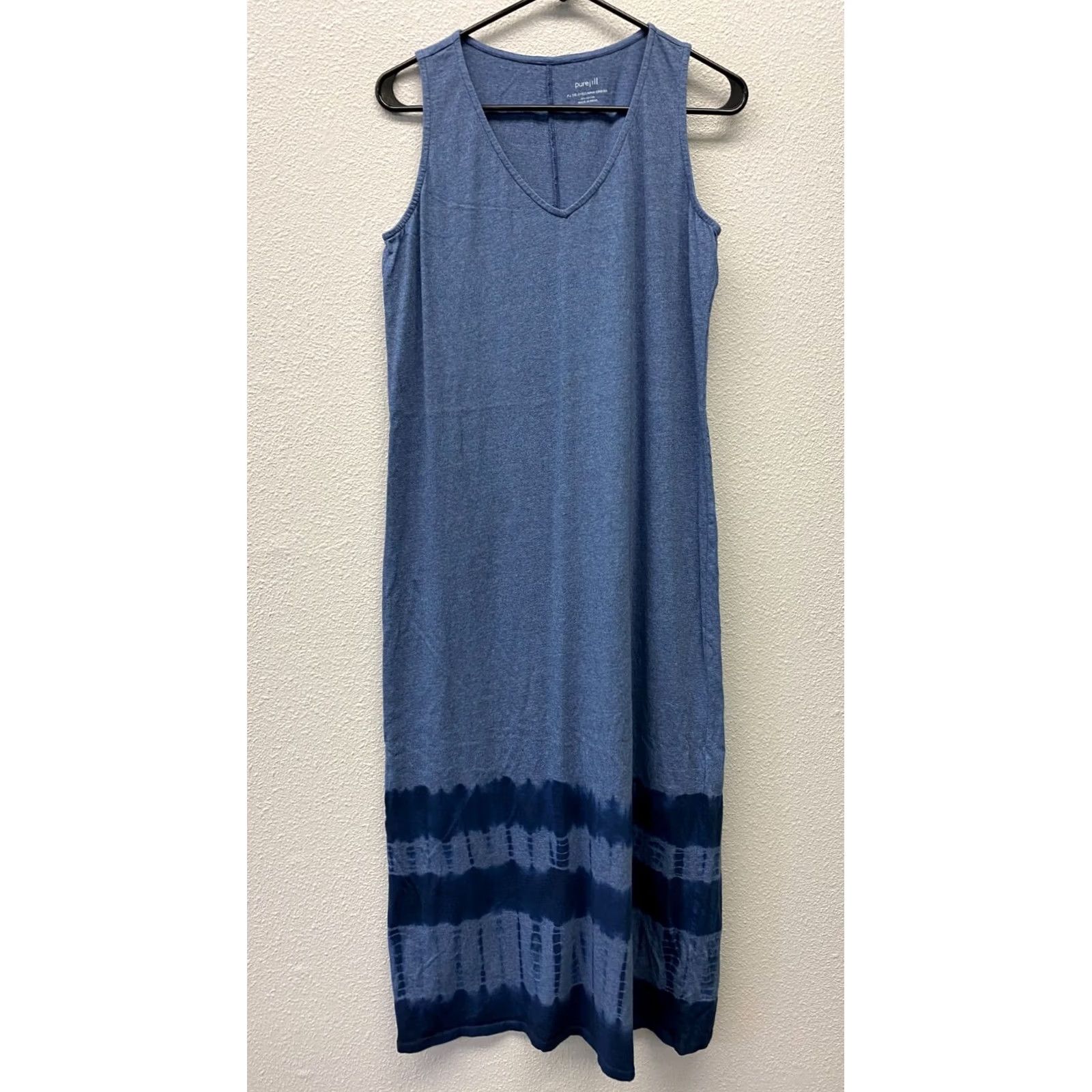 J. Jill J. Jill Sleep Dress Womens Small PJ Maxi Sleeveless 100% Cotton Blue Size S / US 4 / IT 40 - 2 Thumbnail