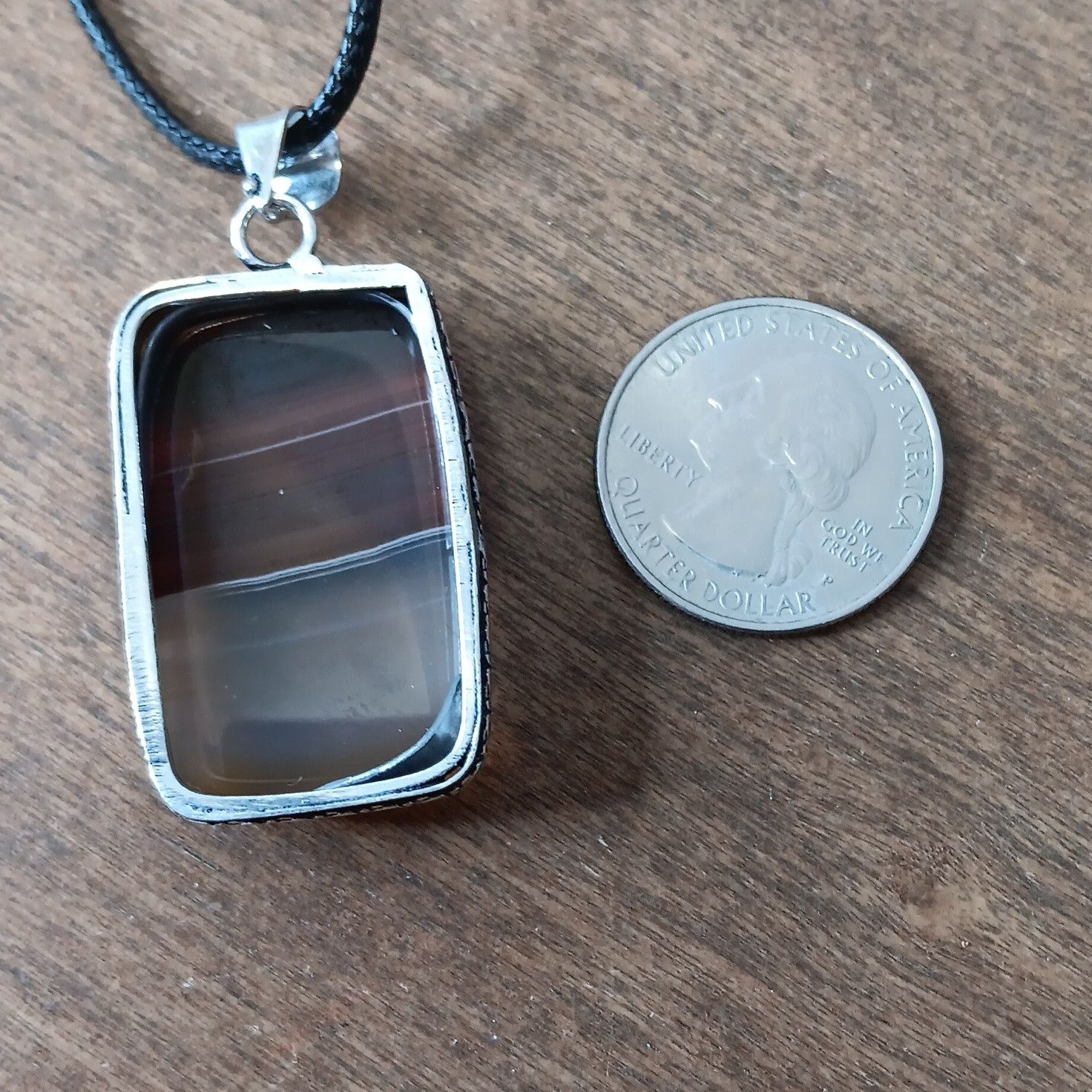 Other Sardonyx gemstone pendant necklace Size ONE SIZE - 2 Thumbnail