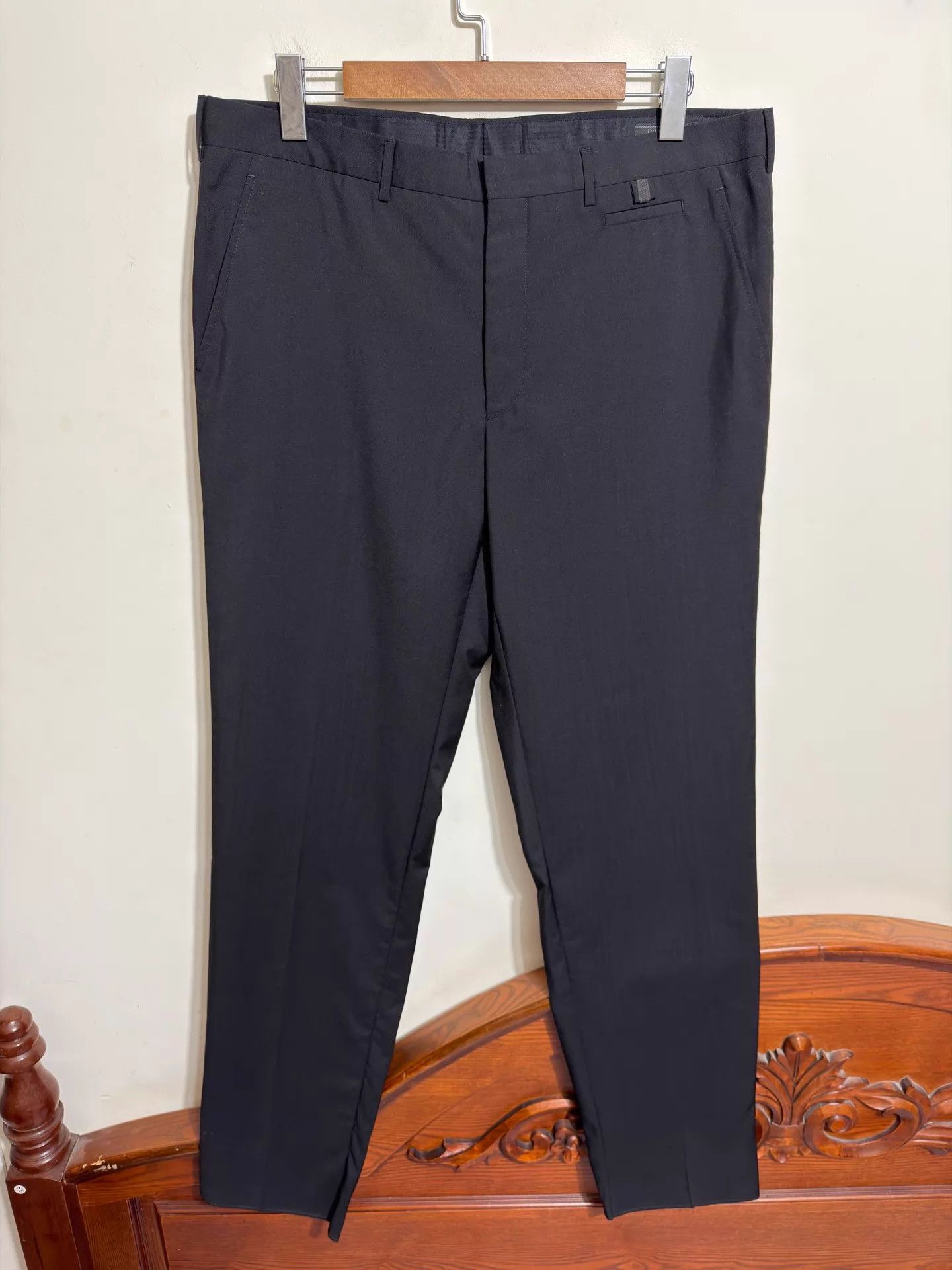 Prada Prada Wool-Mohair Slim Lightweight Trousers IT54 Size US 38 / EU 54 - 1 Thumbnail