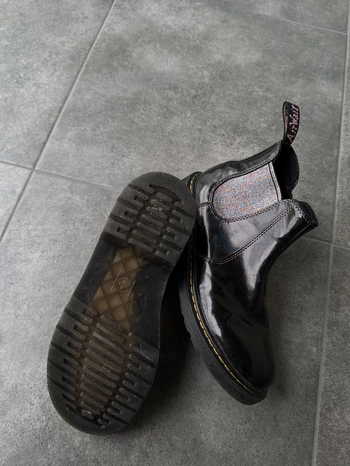 Dr. Martens Rare Vintage Glitter Dr. Martens Boots Shoes England Size US 6 / IT 36 - 9 Thumbnail