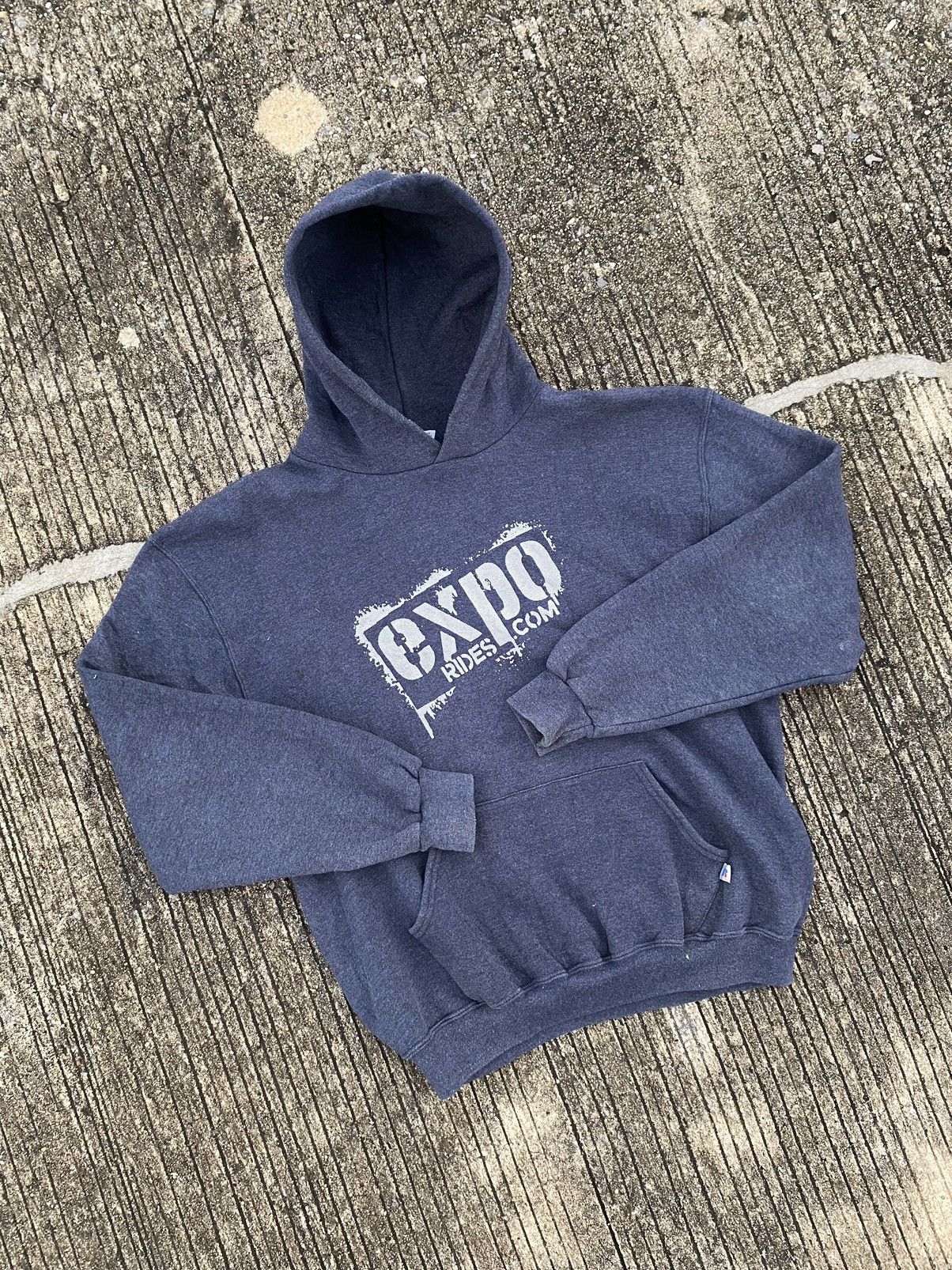 Russell Athletic × Vintage Vintage Russell Athletic Hoodie Gray Size US L / EU 52-54 / 3 - 1 Thumbnail