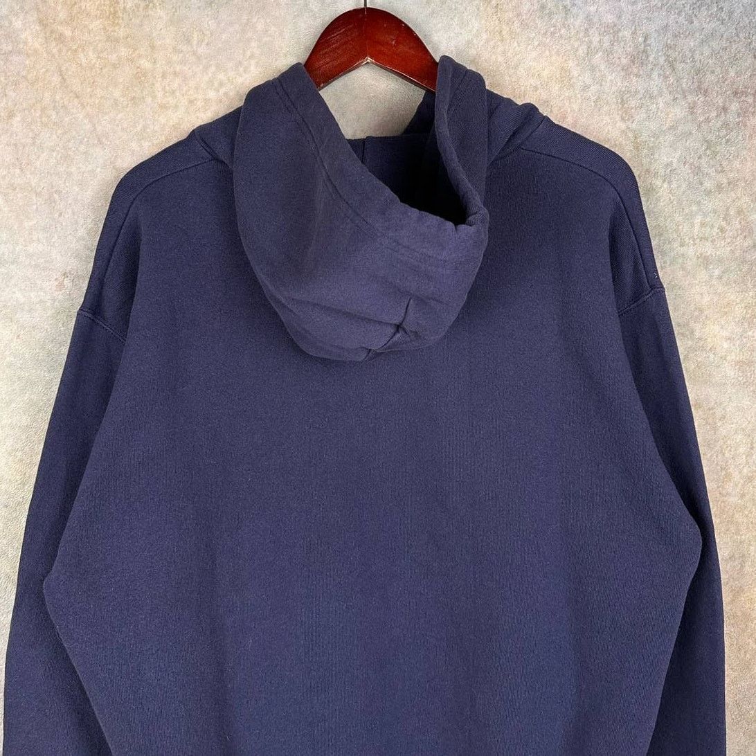 Reebok × Vintage Vintage 90s Reebok Logo Hoodie L USA Made Navy Blue Pullover Size US L / EU 52-54 / 3 - 8 Thumbnail