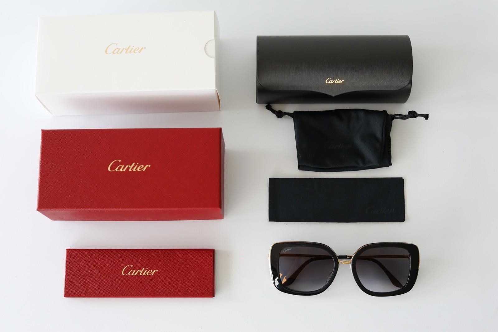 Cartier New Cartier eyewear sunglasses eyeglasses CT0246SA 001 black Size ONE SIZE - 2 Thumbnail
