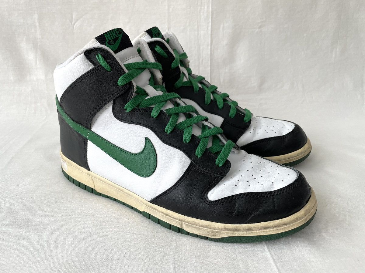 Nike '06 Nike Dunk Hi Pine Green Sneakers 309432-131 Size US 11 / EU 44 - 2 Thumbnail