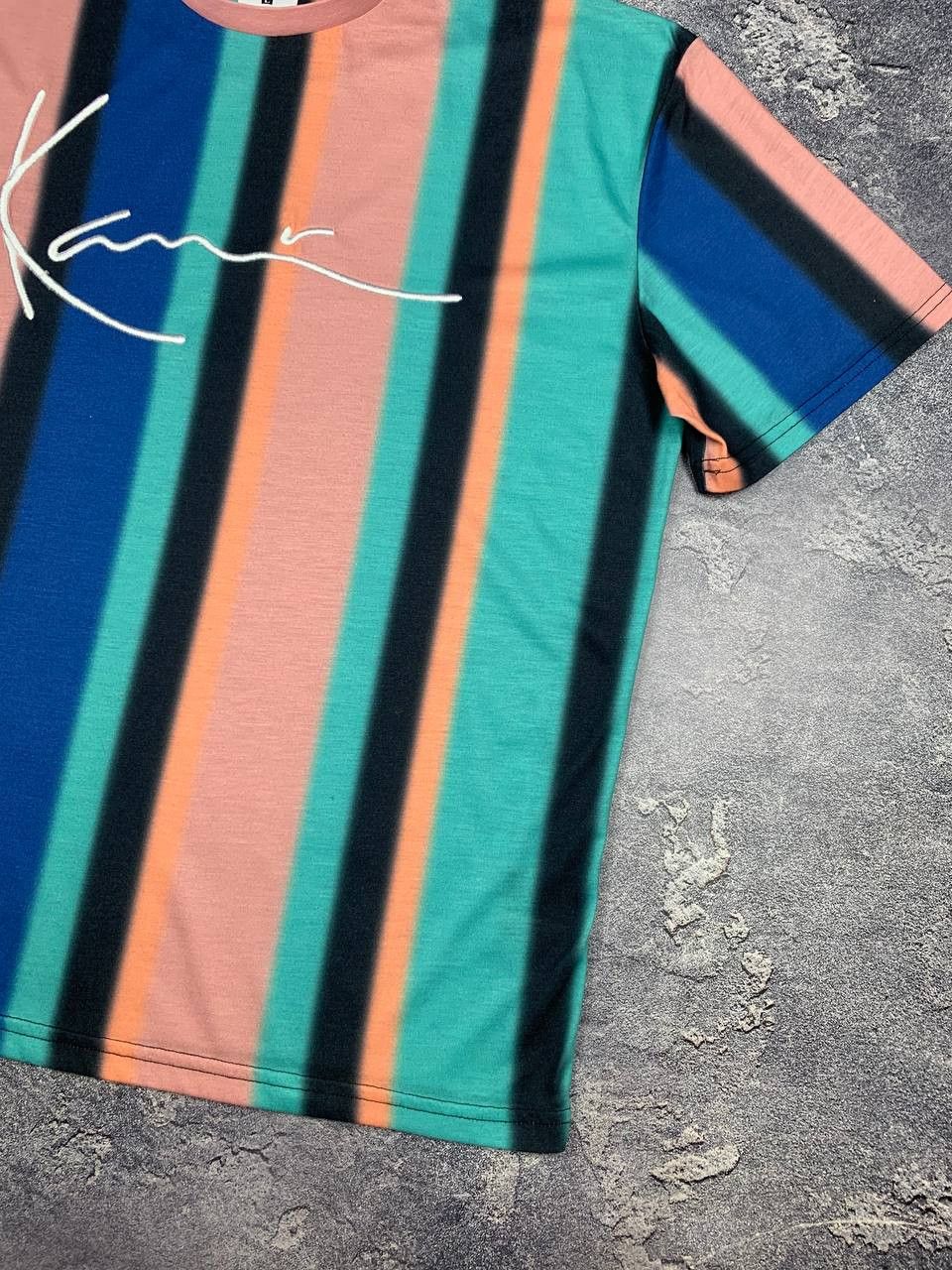 Karl Kani Karl Kani Men's Multicolor Striped Script Logo Streetwear Size US L / EU 52-54 / 3 - 5 Thumbnail