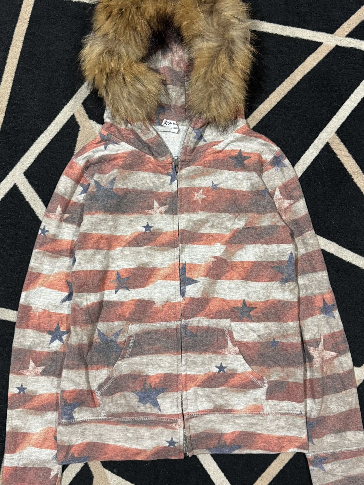 Le Grande Bleu (L.G.B.) Fur Hoodie American Ann Christine Japanese styled Size US S / EU 44-46 / 1 - 3 Thumbnail