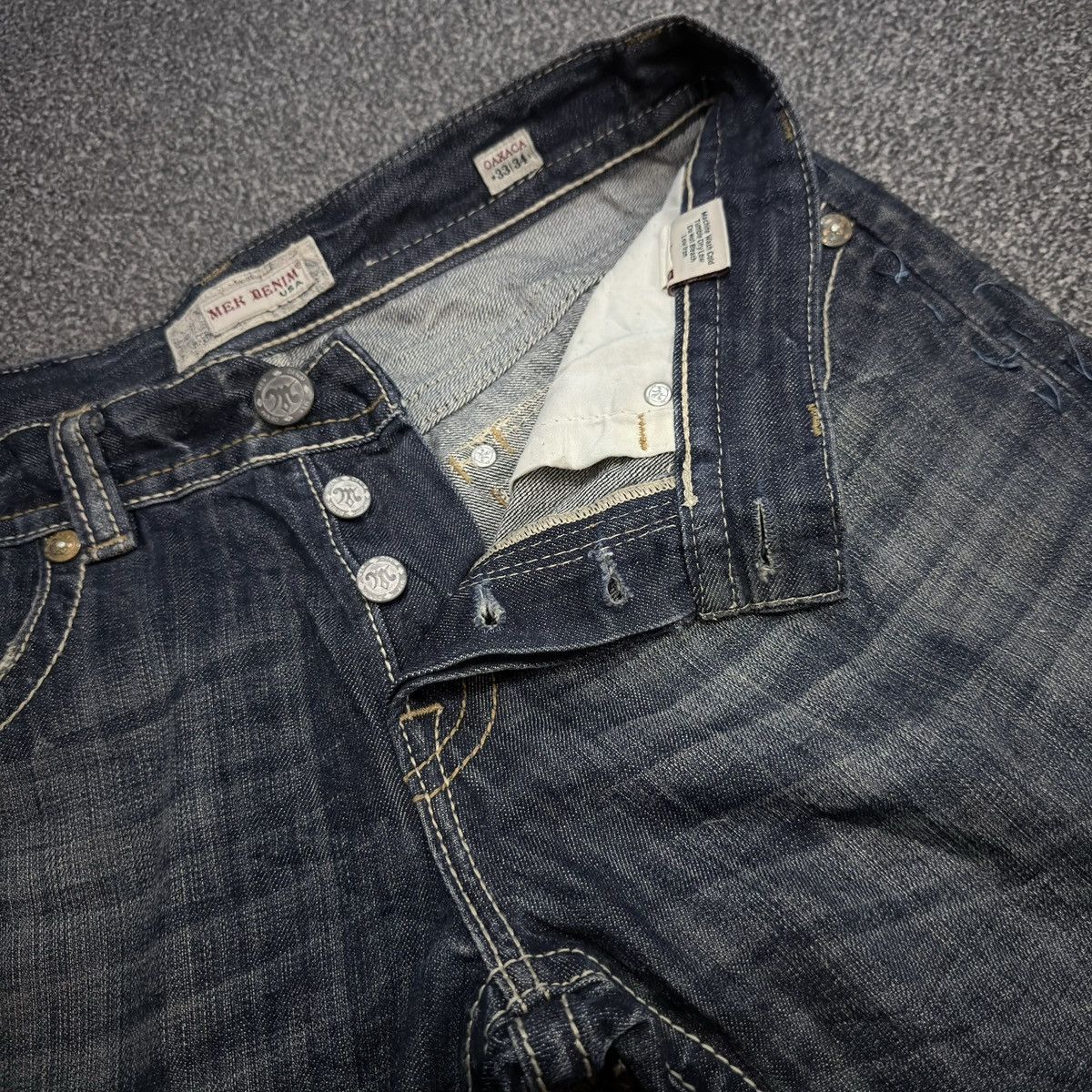 If Six Was Nine Archives ‼️ y2k Seditionaries Mek Denim Distressed HG Style Size US 34 / EU 50 - 14 Thumbnail