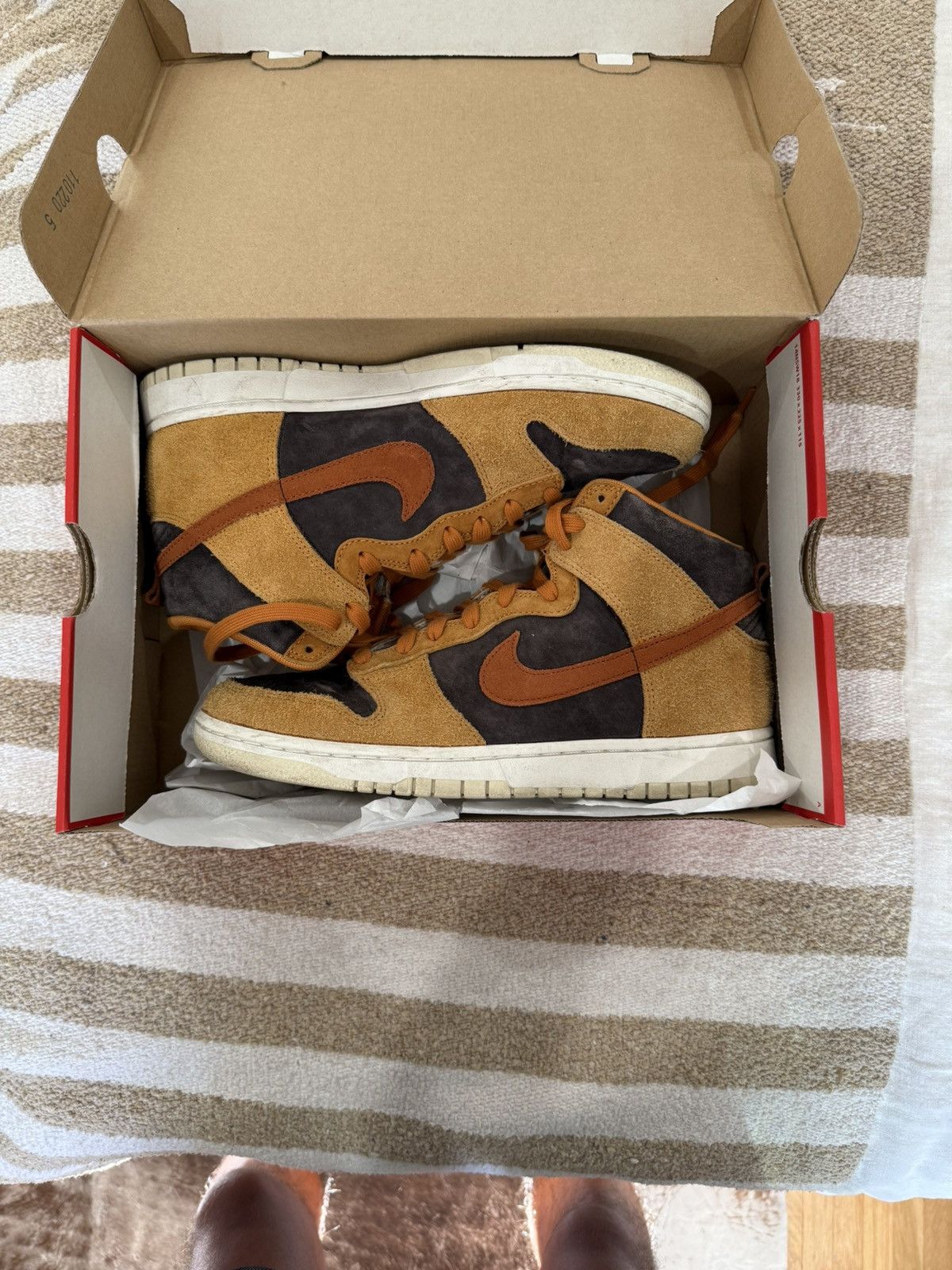 Nike Nike Dunk High Russet Brown Size US 9.5 / EU 42-43 - 3 Thumbnail