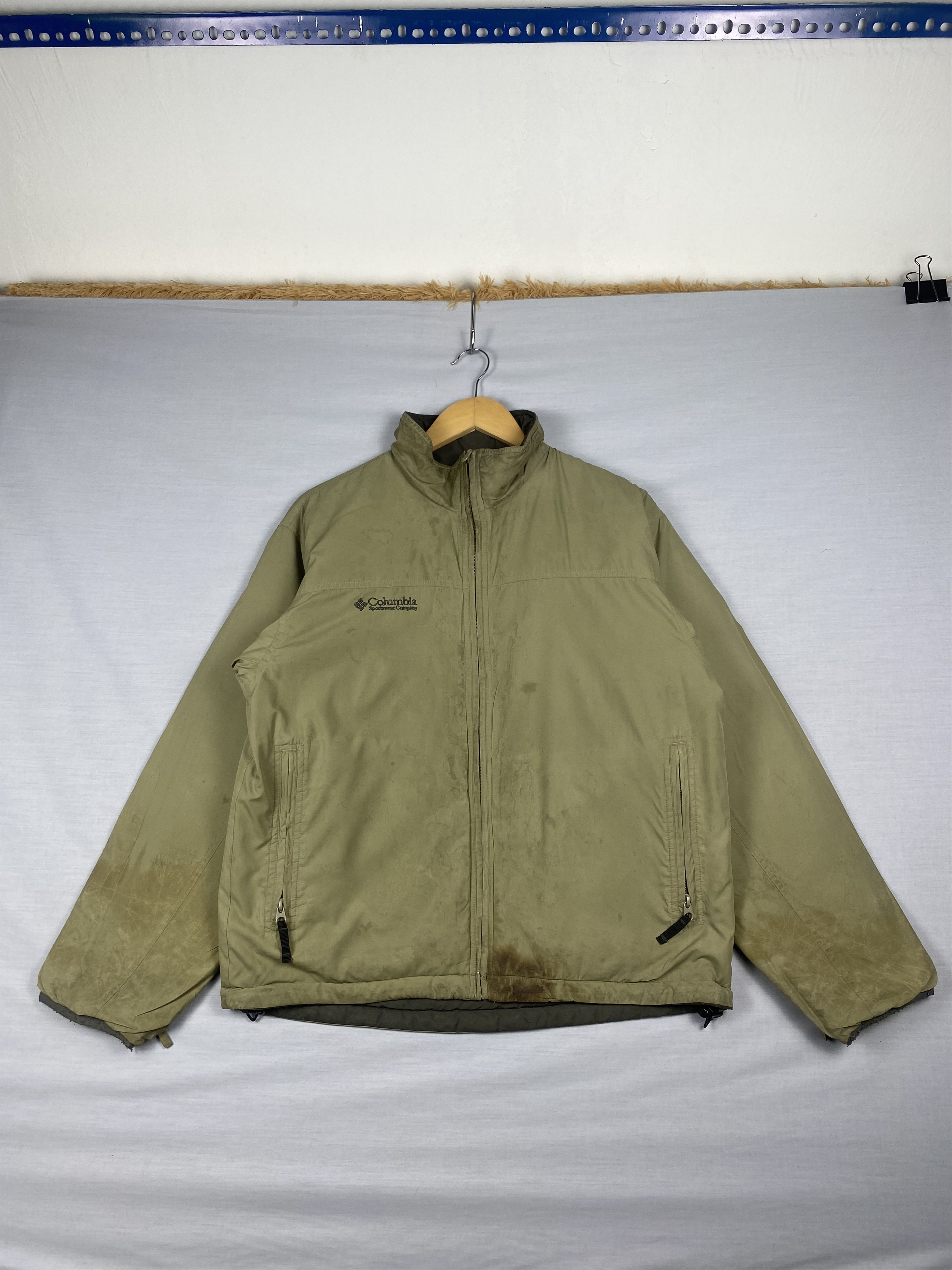 Columbia Vintage Columbia Puffer Lining Zip Up Light Jacket Size US M / EU 48-50 / 2 - 1 Thumbnail