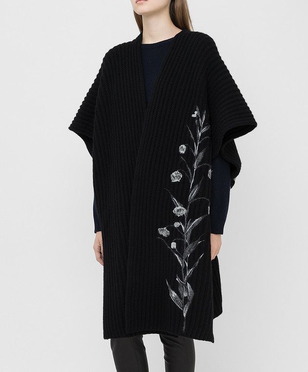 Valentino o1y0326 Cardigan in Black Size S / US 4 / IT 40 - 2 Thumbnail