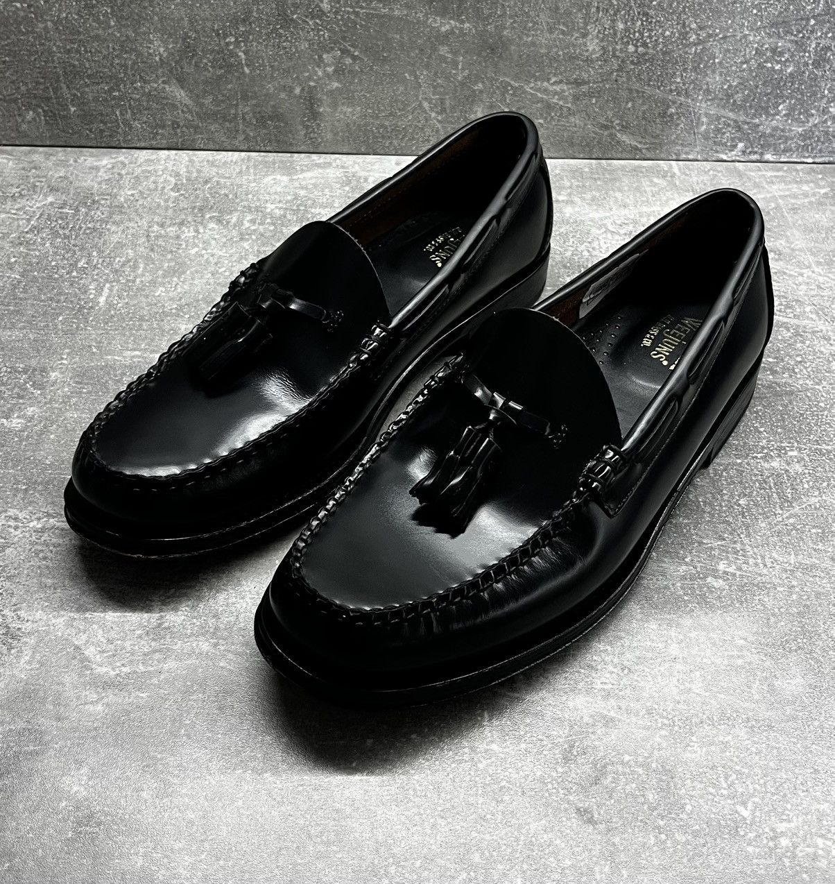 Other WEEJUN HERITAGE LARKIN TASSEL LOAFERS BLACK Size US 9 / EU 42 - 2 Thumbnail