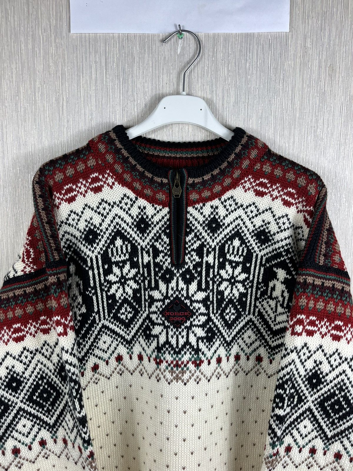 Dale Of Norway × Vintage Vintage Dale of Norway wool heavy patterned zip sweater knit Size US S / EU 44-46 / 1 - 3 Thumbnail