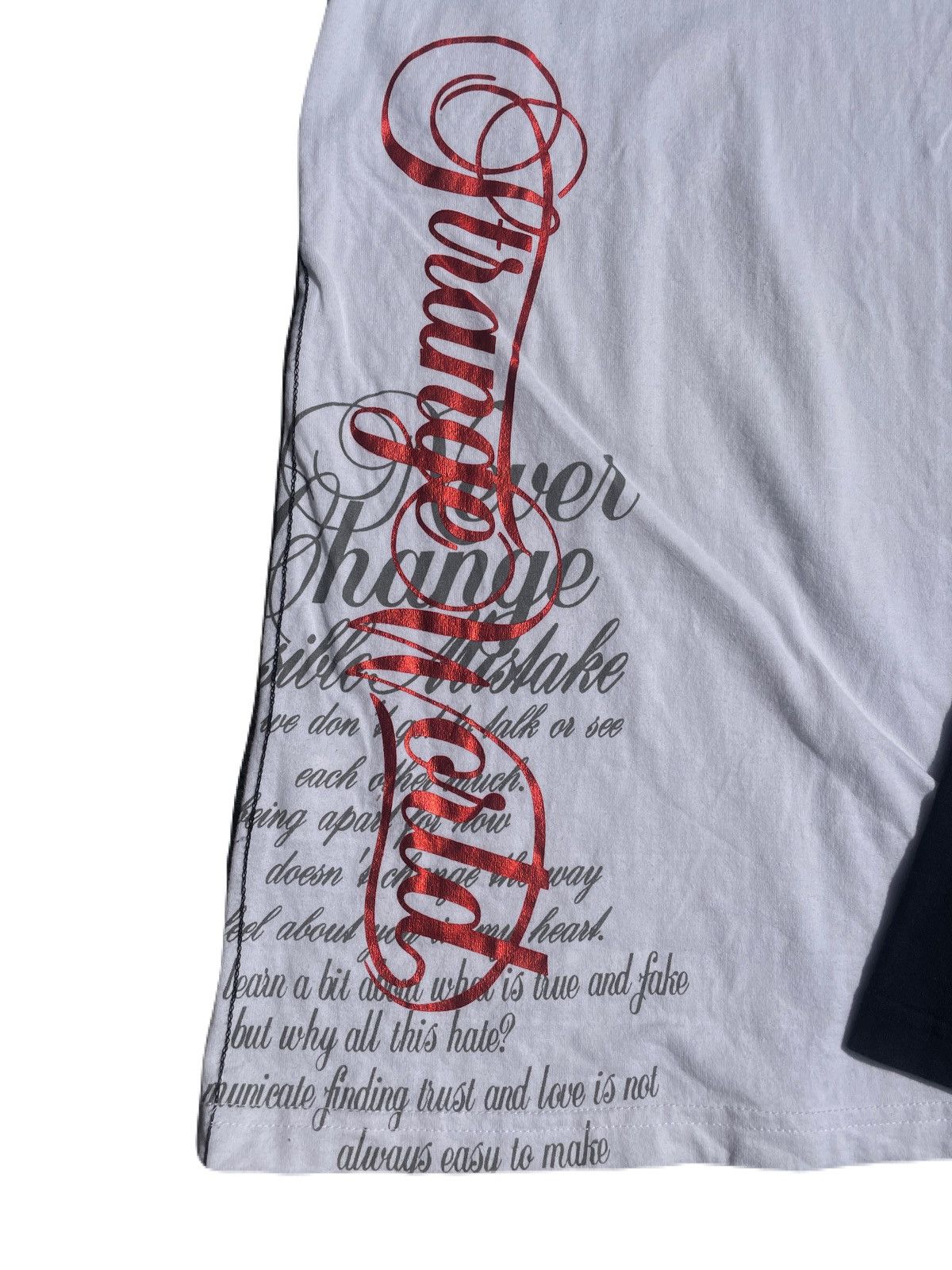 If Six Was Nine 2000s Japanese archive Vkei Poem Long Sleeve Tee Y2K Size US S / EU 44-46 / 1 - 6 Thumbnail