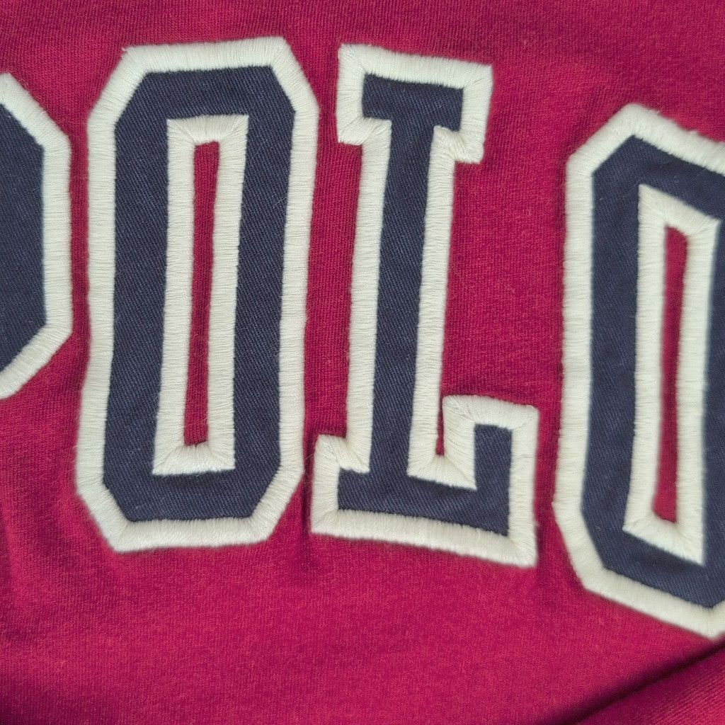 Polo Ralph Lauren × Vintage New Old Stock Polo Ralph Lauren Red Long Sleeve Logo T-Shirt Size US M / EU 48-50 / 2 - 4 Thumbnail