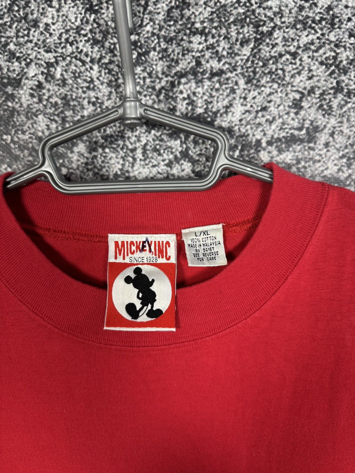 Disney Vintage Mickey Inc. Tee Embroidered Logo Donald Duck Guffy Size US L / EU 52-54 / 3 - 7 Thumbnail
