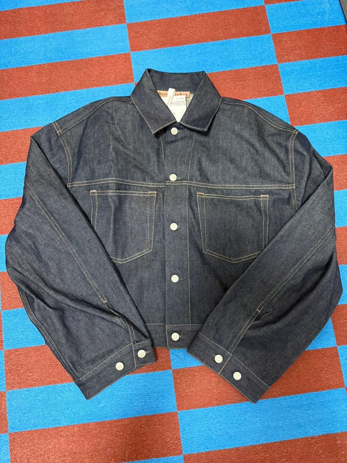 Acne Studios Acne Studios Boxy Denim Jacket Size US S / EU 44-46 / 1 - 1 Thumbnail