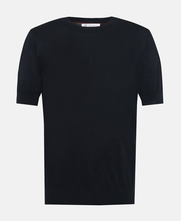 Brunello Cucinelli Silk-blend t-shirt Size US S / EU 44-46 / 1 - 1 Thumbnail