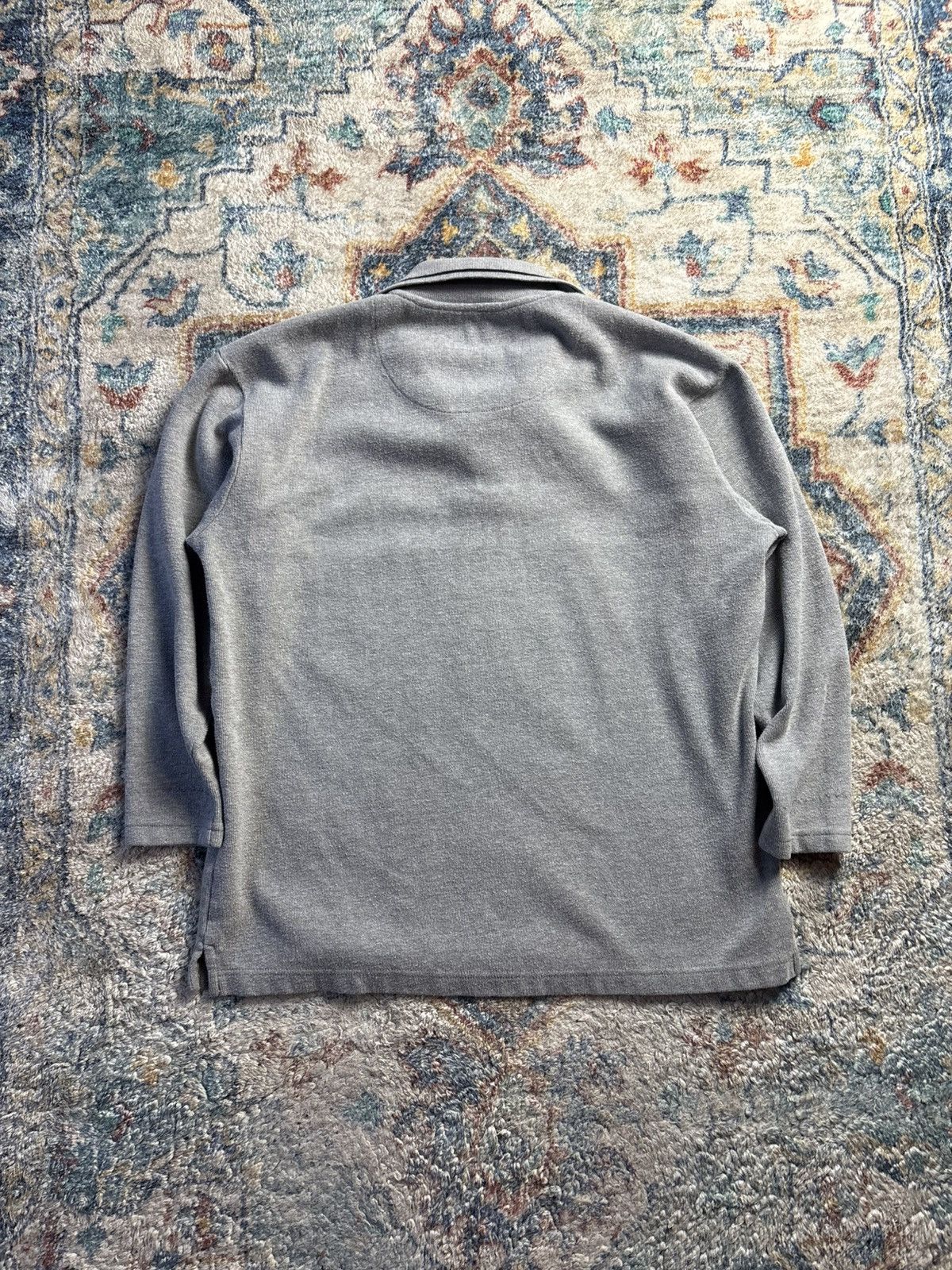 Vintage Vintage Prefab Striped Pullover Henley Shirt Medium Size US L / EU 52-54 / 3 - 2 Thumbnail