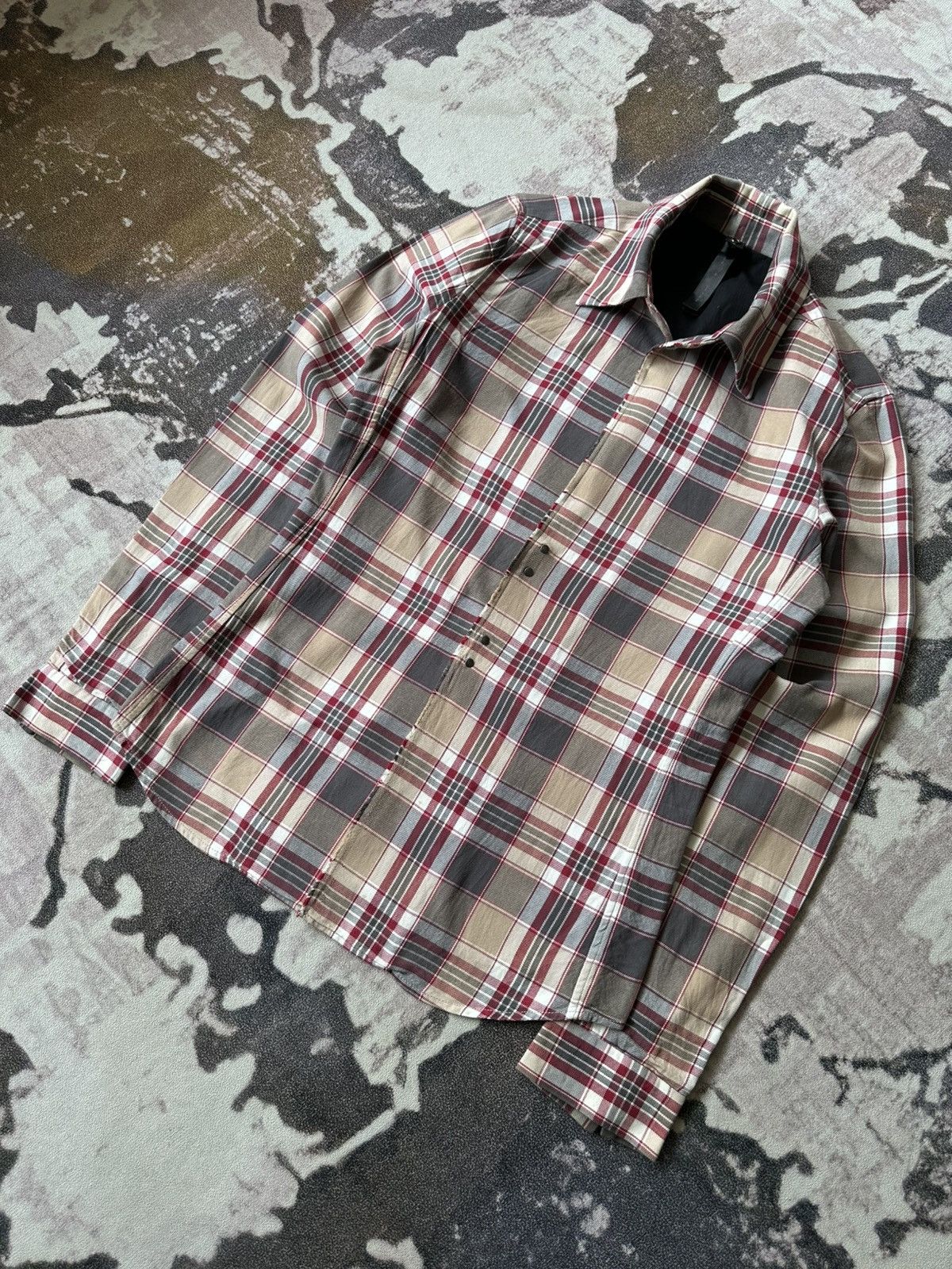 wjk 00’s WJK by Junhashimoto tartan plaid light jacket Size US M / EU 48-50 / 2 - 2 Thumbnail