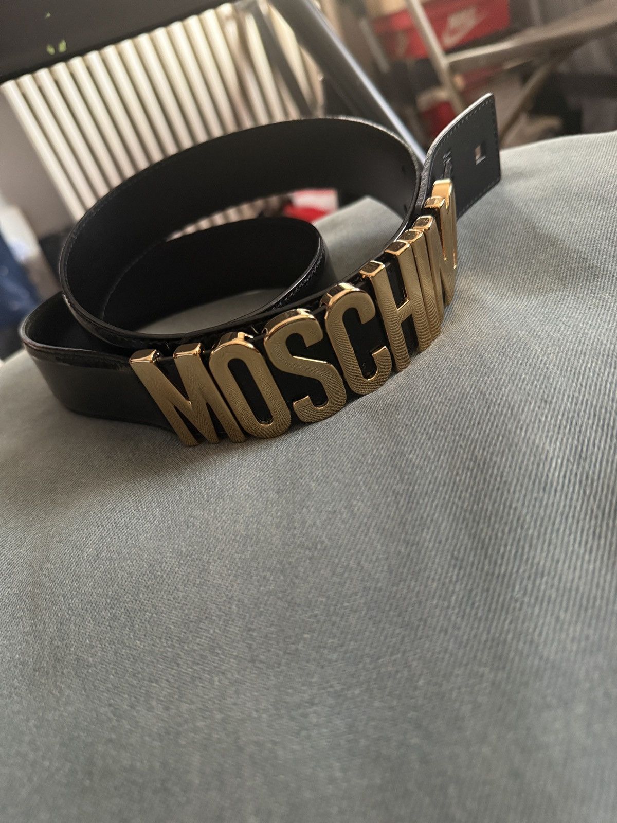 Moschino Moschino belt black/gold Woman’s Size ONE SIZE - 1 Thumbnail