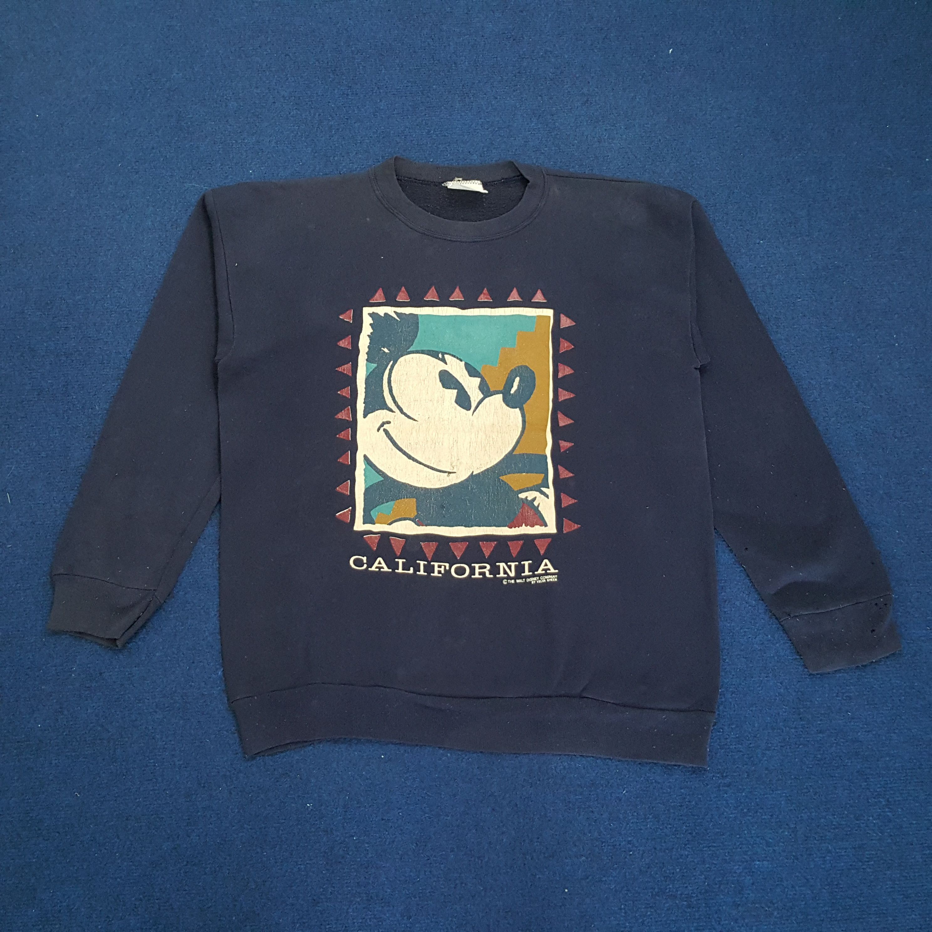Disney × Mickey Mouse Vintage Mickey Mouse California Photo Tee Sweatshirts Size US L / EU 52-54 / 3 - 1 Thumbnail