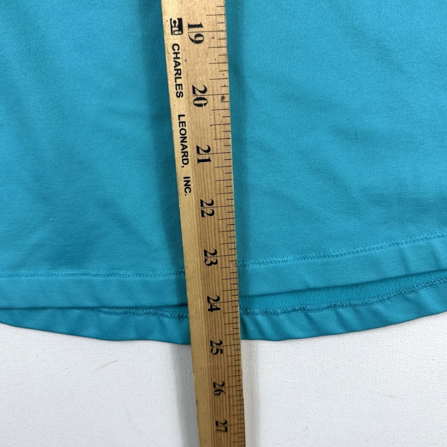 Nike Nike Pro Hyperwarm Infinity Shirt Long Sleeve Top Thermal Teal Blue 620415 Womens L Blue Thermal Shirt Top Nike Pro Hyperwarm Infinity Shirt Size L / US 10 / IT 46 - 7 Thumbnail