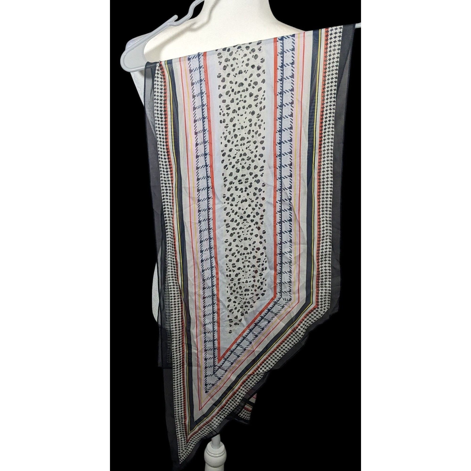 Other Preppy Multi Pattern Super Soft Lightweight Scarf Size ONE SIZE - 1 Thumbnail