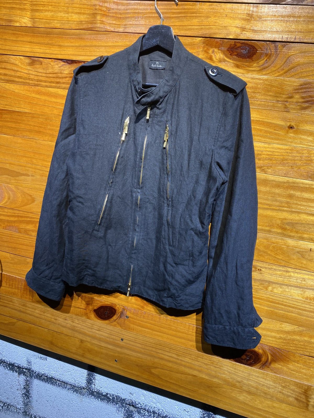 Paul Smith PS Paul Smith Black Military-Inspired Jacket – Men’s Vintage Size US S / EU 44-46 / 1 - 4 Thumbnail