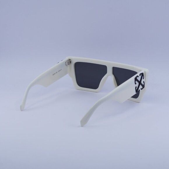 Off-White Off-White OERI14F MARION 0107 Sunglasses White Shield Frame Size ONE SIZE - 9 Thumbnail