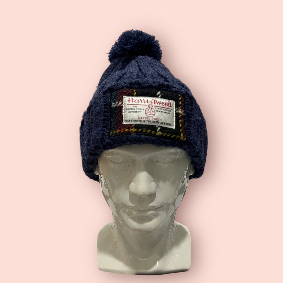 Harris Tweed × Japanese Brand HARRIS TWEED X CLOSSHI COLOURED CABLE KNIT BEANIE Size ONE SIZE - 4 Thumbnail
