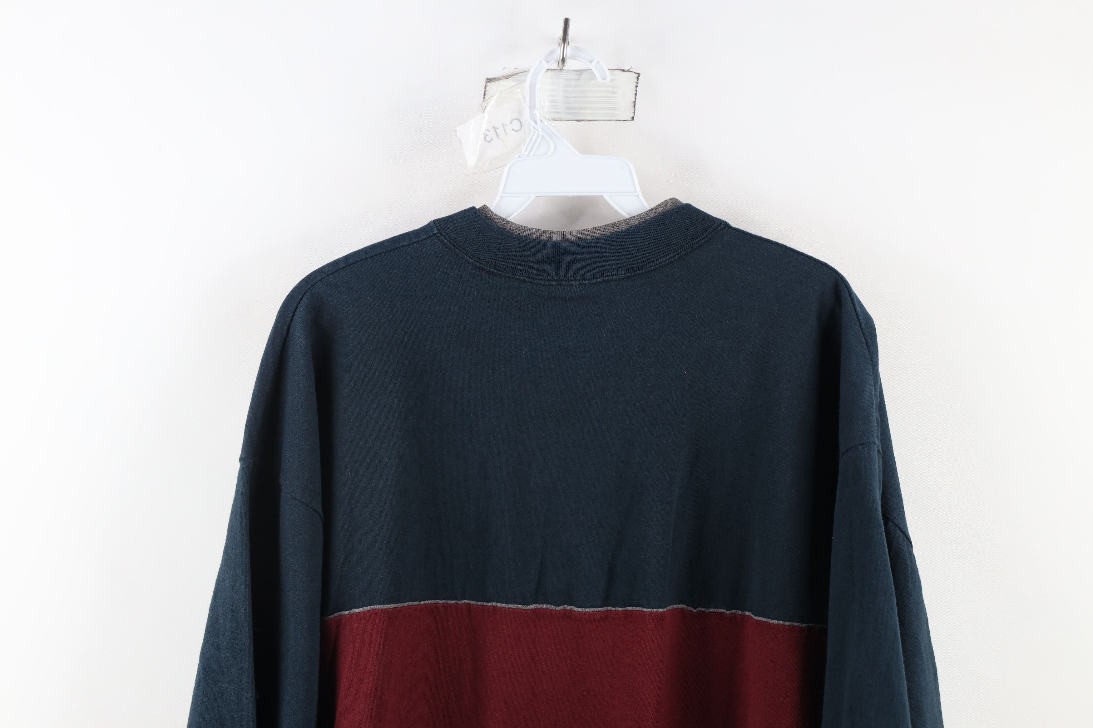 Vintage Vintage 90s Streetwear Block Heavyweight Baggy T-Shirt Size US XL / EU 56 / 4 - 9 Thumbnail
