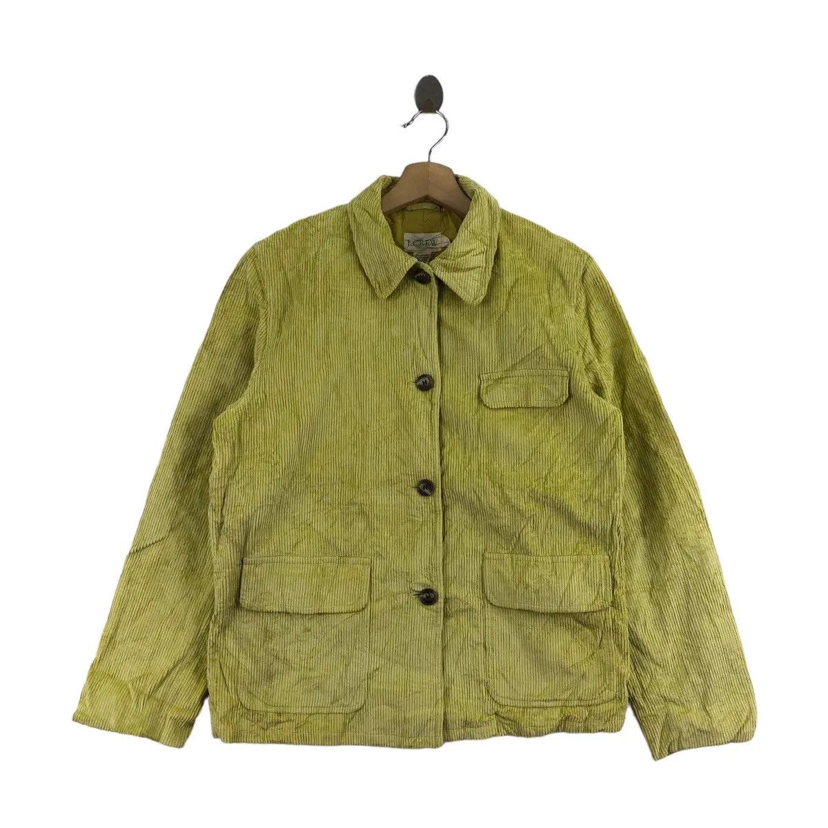 J.Crew Vtg J.CREW NEW YORK Corduroy Velvet Green Jacket Denim Jeans Size US M / EU 48-50 / 2 - 1 Thumbnail