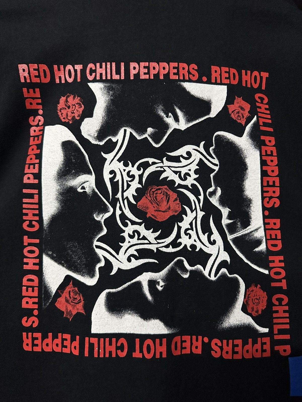 Band Tees Vintage 90s Red Hot Chilli Pepper Sir Psycho Sexy Faded Tee Size US M / EU 48-50 / 2 - 3 Thumbnail