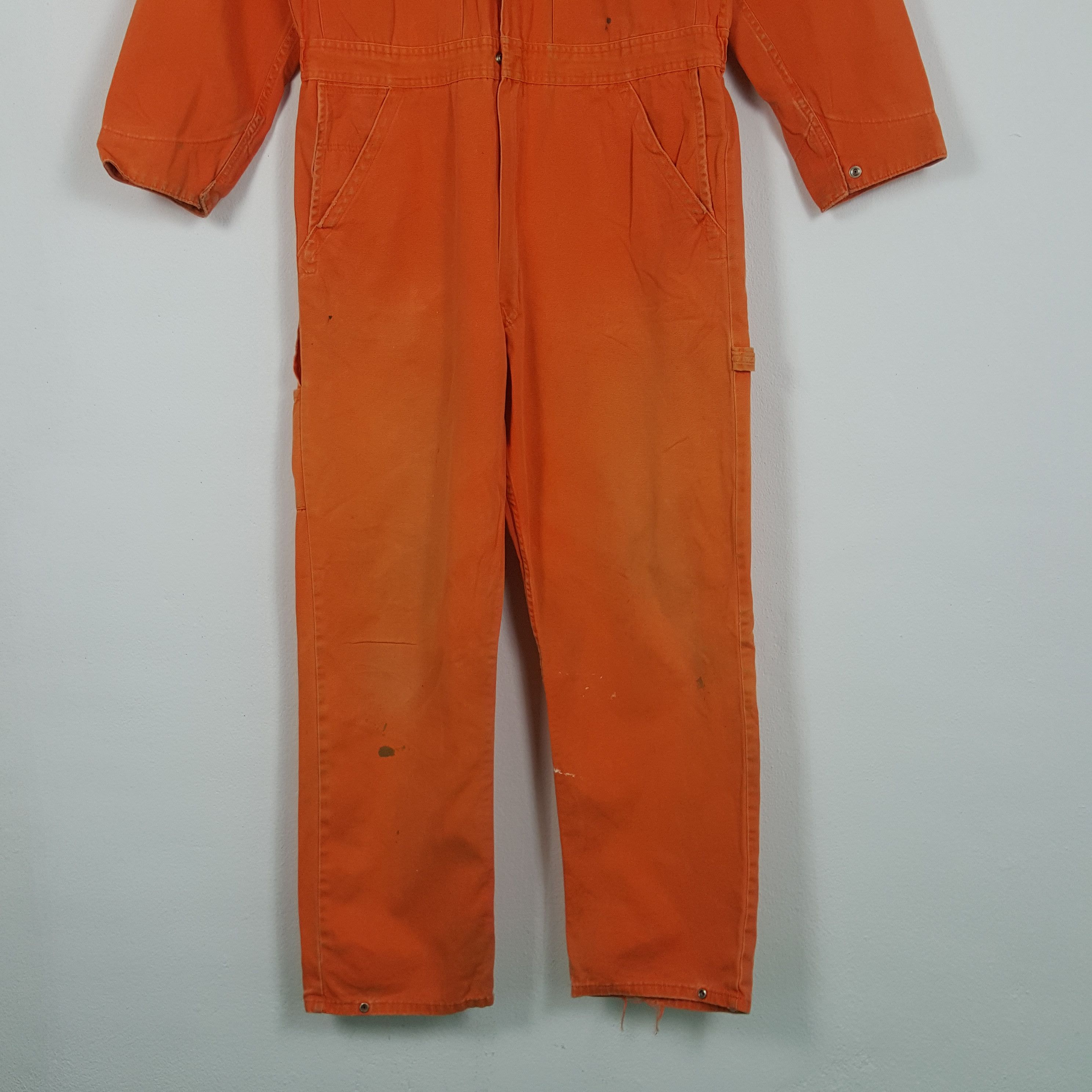 Vintage DICKIES x Skull Design Custom Style Coverall Jacket