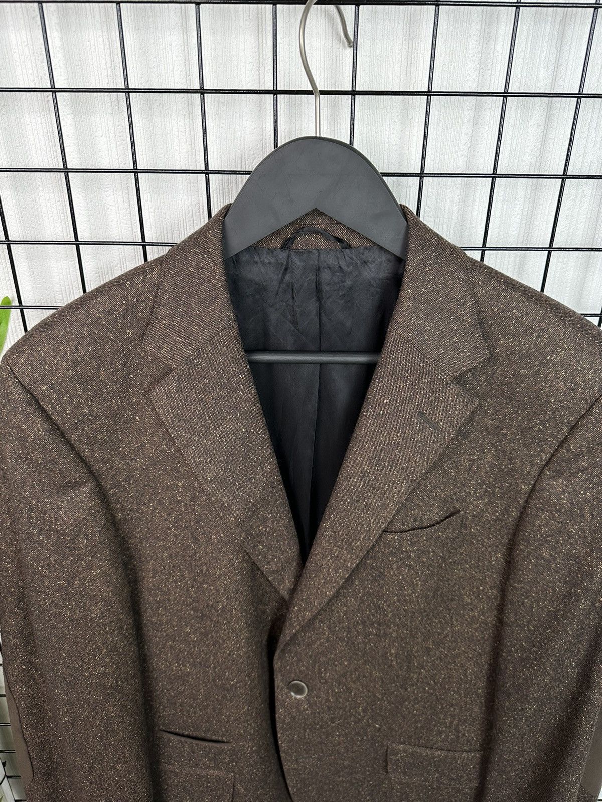 Hugo × Hugo Boss Hugo Boss luxury blazer jacket Men 40L size Brown L XL Size 40L - 10 Thumbnail