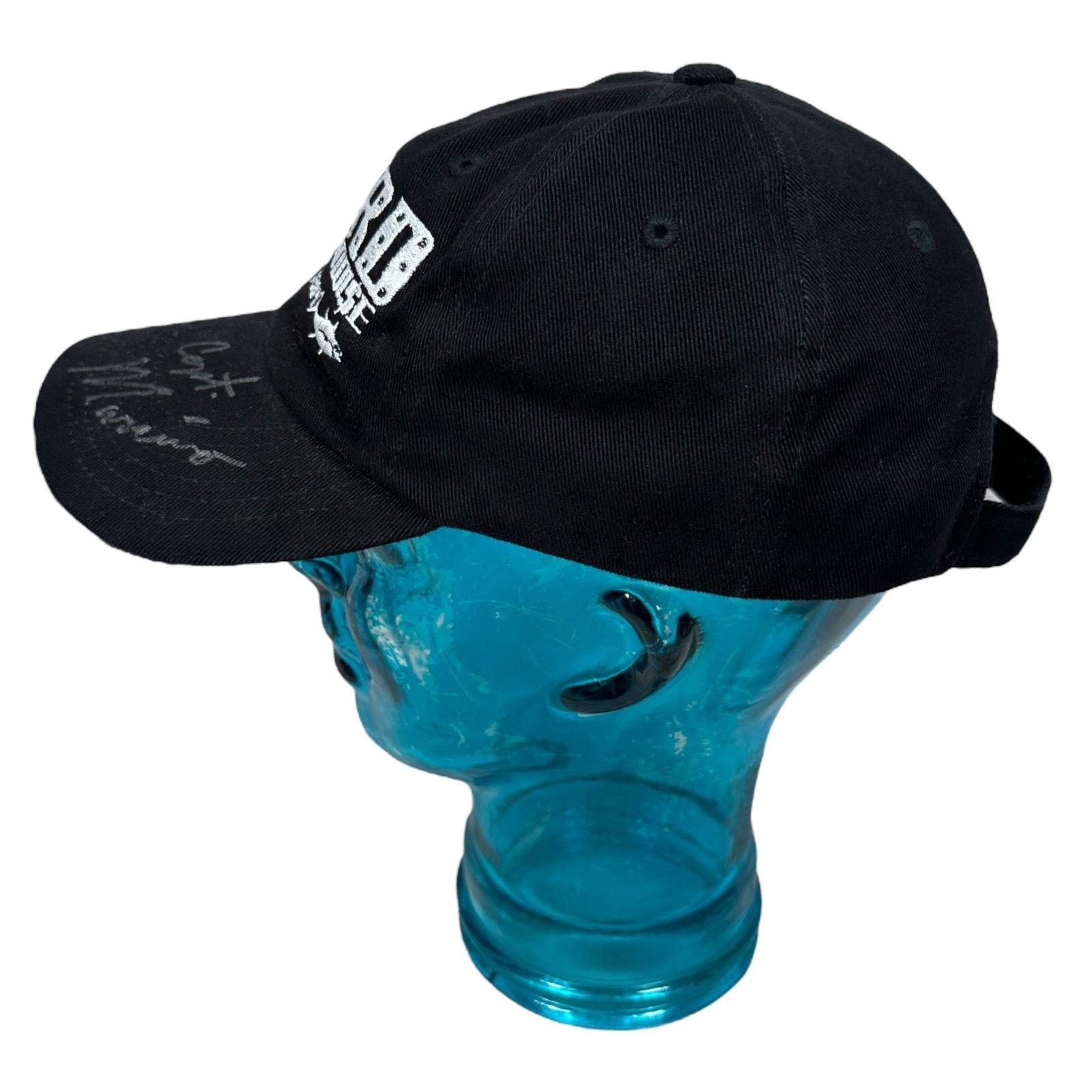 Port Authority Wicked Tuna Hat Captain Marciano Autographed Signed Black Size ONE SIZE - 4 Thumbnail