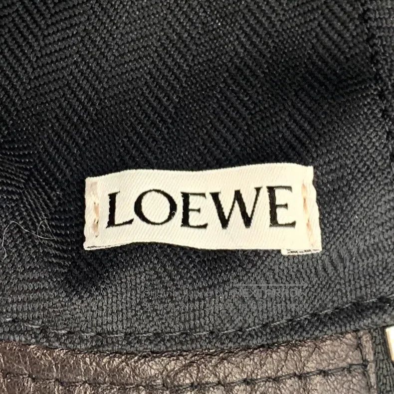 Loewe Loewe size S Black logo leather badge cotton lamb leather f Size ONE SIZE - 8 Thumbnail