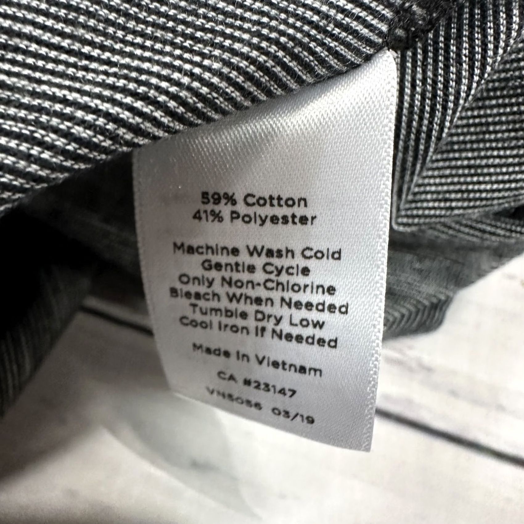 Talbots Talbots Womens Shirt PM Gray Space Dye Short Sleeve Cotton Blend T-Shirt Size PM Petite Womens Size M / US 6-8 / IT 42-44 - 5 Thumbnail