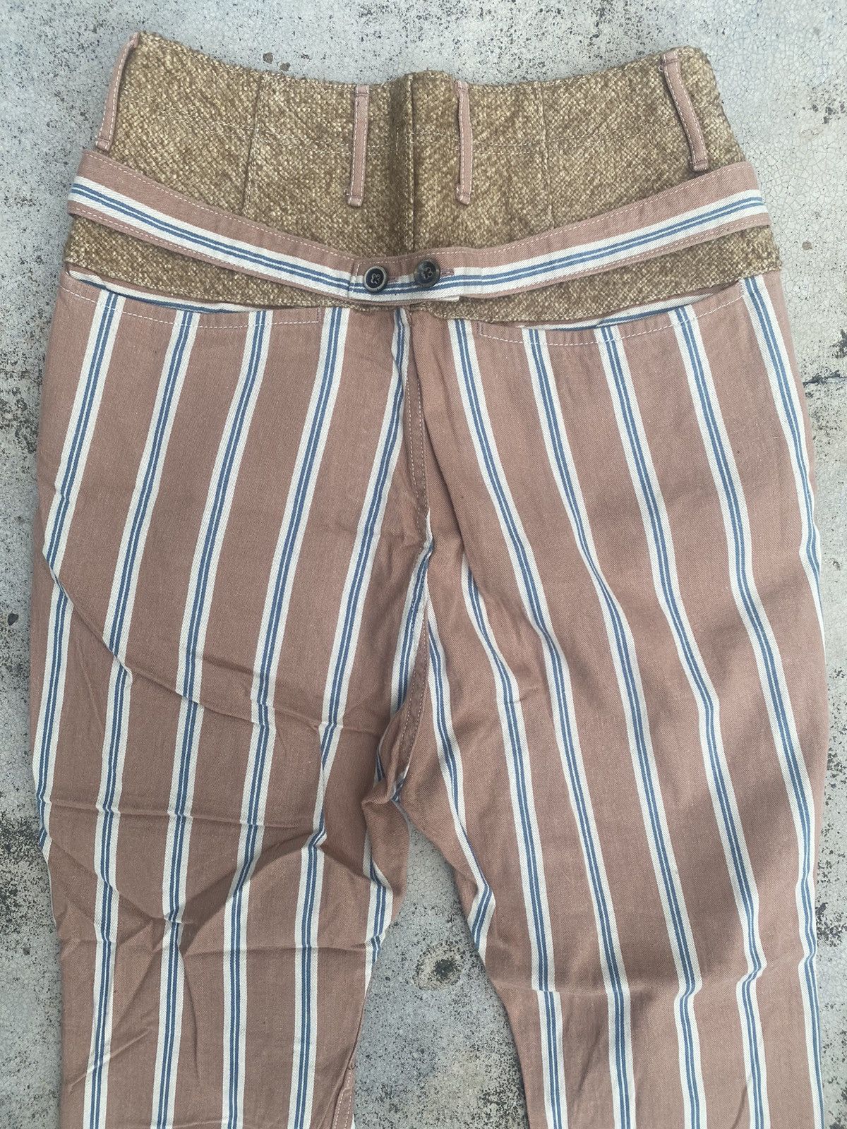 Japanese Brand × Kapital × Kapital Kountry Kapital Kounty Japan Stripes Casual Slim Fit Pants High Rise Size US 28 / EU 44 - 14 Thumbnail