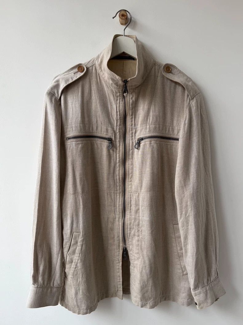 Yohji Yamamoto yohji yamamoto 03 SS Mainline Show Linen Jacket 2505-Nextar Size US L / EU 52-54 / 3 - 1 Thumbnail