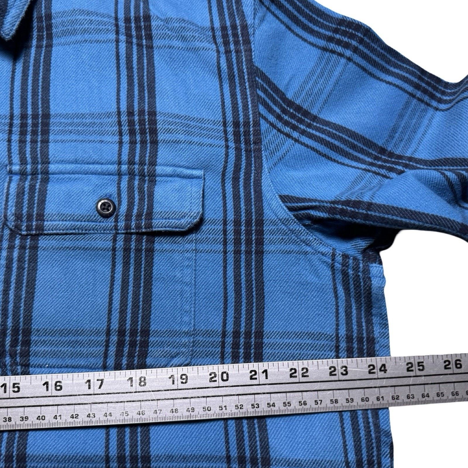 L.L. Bean LL Bean Button Shirt Mens L Blue Plaid Fleece Lined Flannel Size US M / EU 48-50 / 2 - 4 Thumbnail