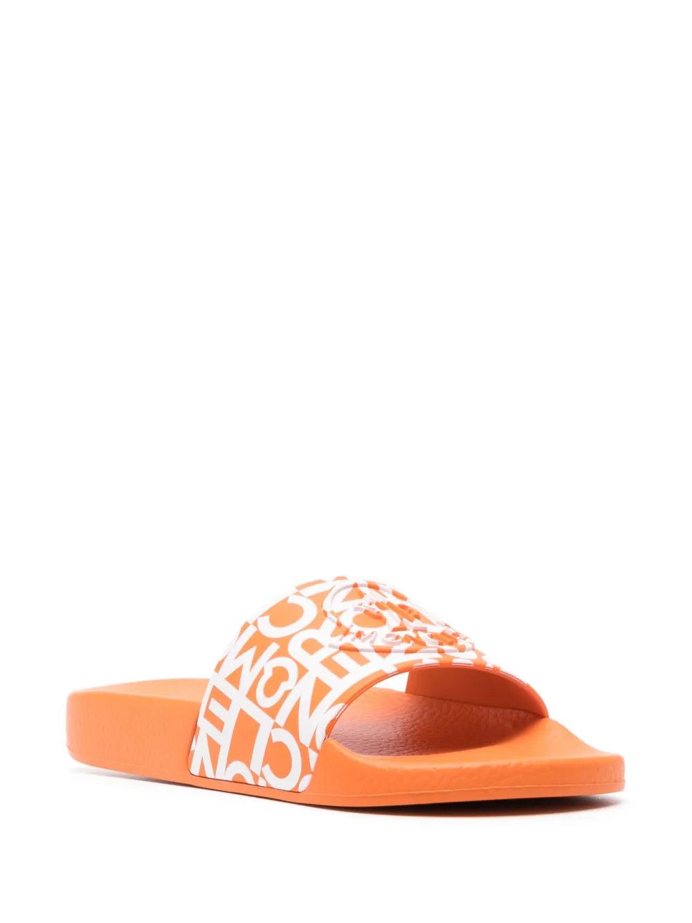 Moncler o1y1125 Slippers in Orange/White Size US 8 / IT 38 - 2 Thumbnail