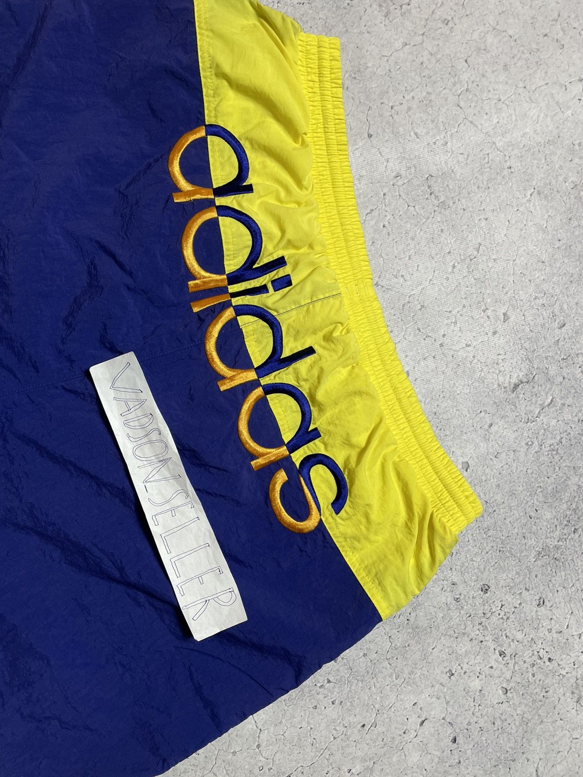 Adidas × Vintage Vintage Adidas Nylon Shorts Big Logo Y2K Size US 34 / EU 50 - 7 Thumbnail