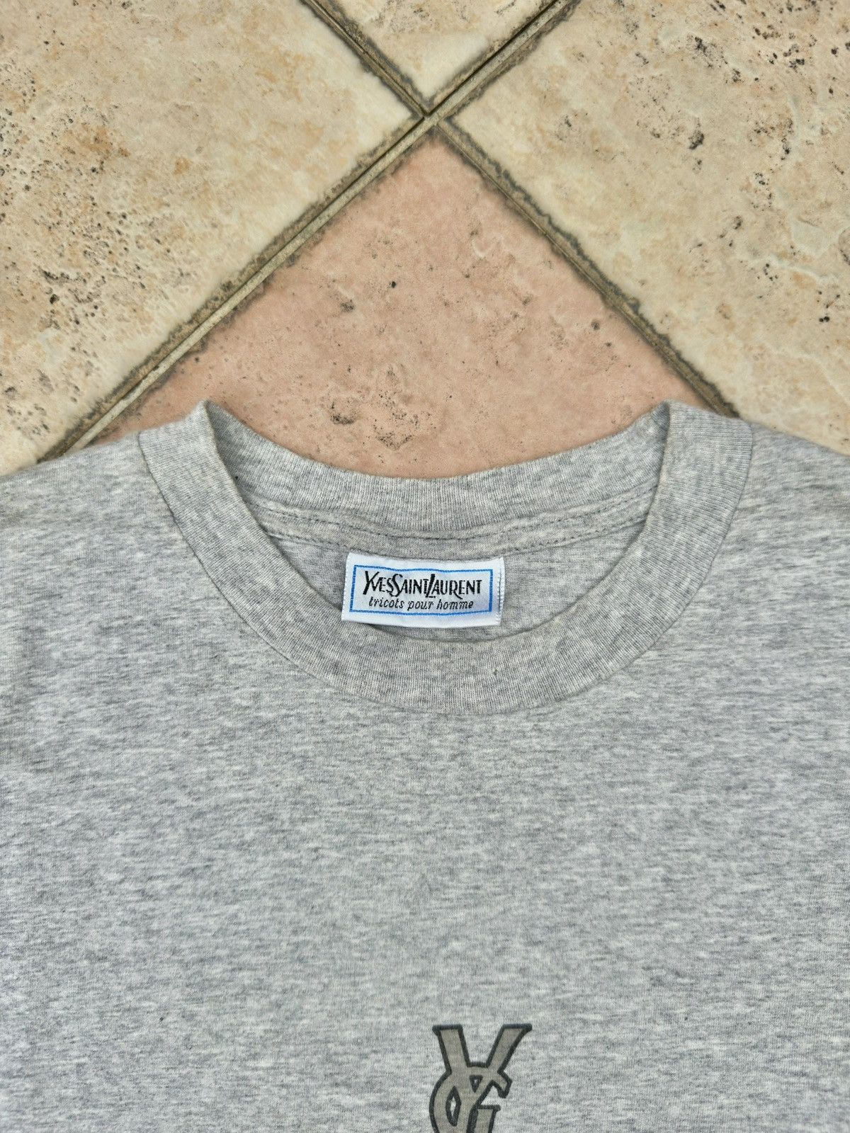 Designer × Vintage × Yves Saint Laurent Vintage Yves Saint Laurent Tshirt Size US M / EU 48-50 / 2 - 4 Thumbnail