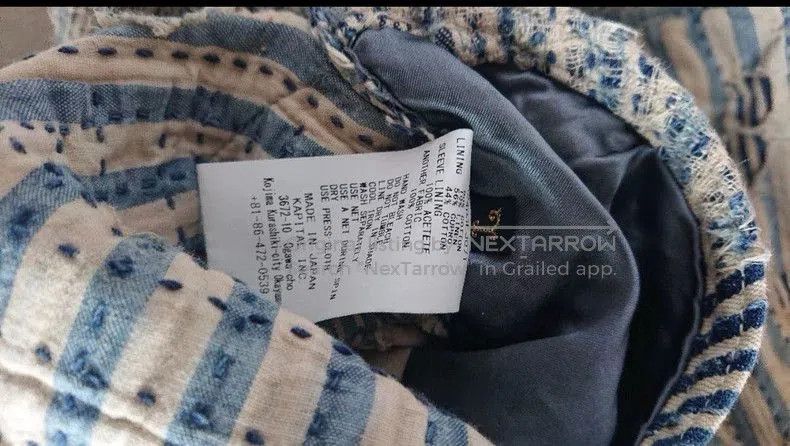 Kapital KAPITAL LIBERTY BORO ZIPUP Blouson. Size US XL / EU 56 / 4 - 5 Thumbnail
