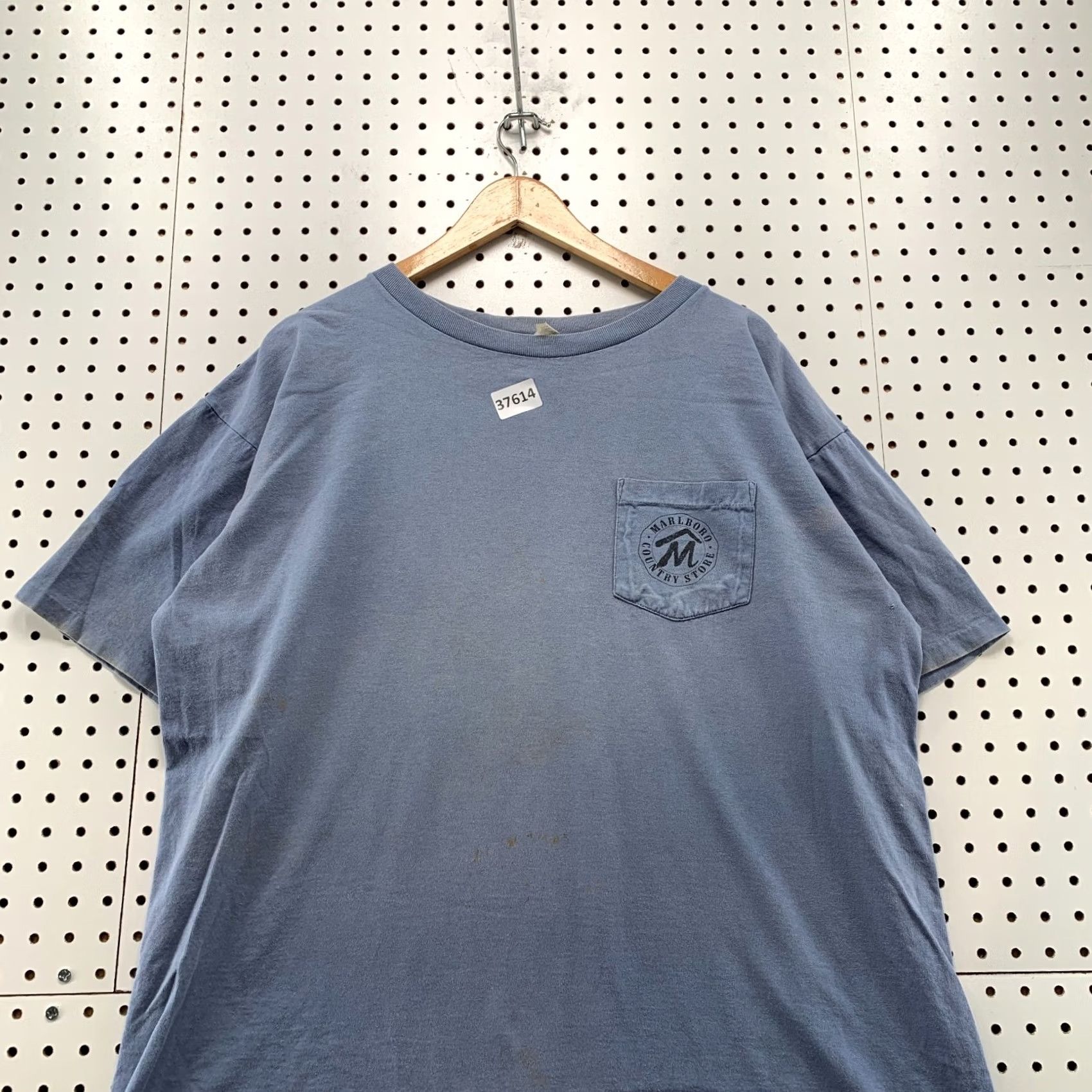 Marlboro VINTAGE Marlboro Shirt Mens XL Blue Cowboys Boots Pocket Fits Made USA Size US XL / EU 56 / 4 - 3 Thumbnail